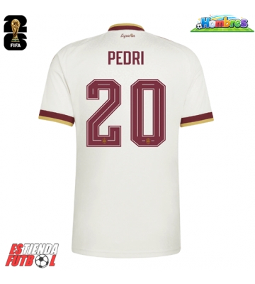España Pedri Gonzalez #20 Segunda Equipación Mundial 2026 Manga Corta